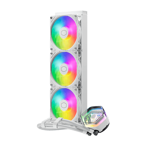 Cooler Master MasterLiquid 360mm Atmos ARGB White CPU Liquid Cooler